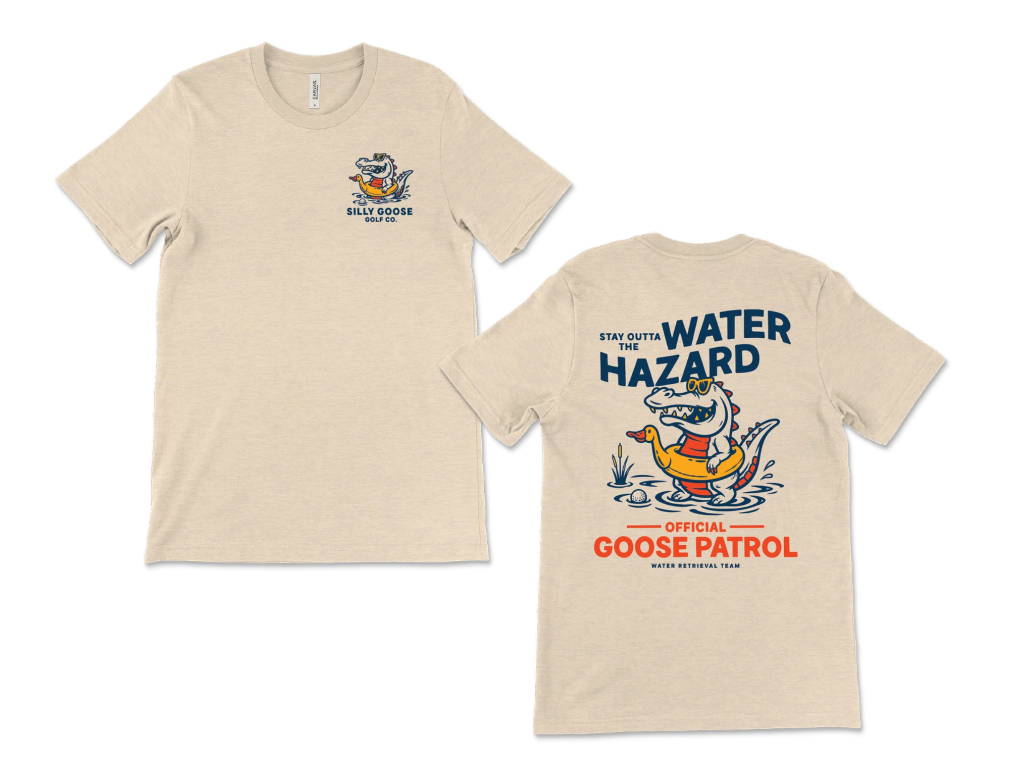 Water Hazard shirt front and back